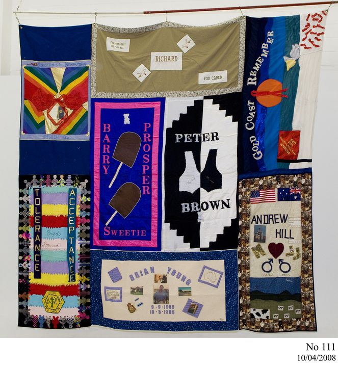 Australian AIDS Memorial Quilt (79 quilts)